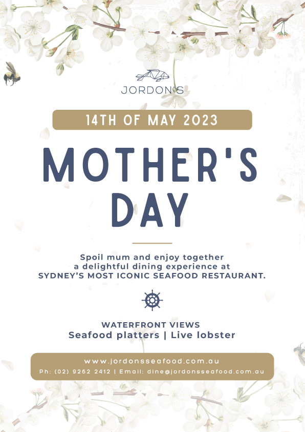 Celebrate Mother's Day at  Jordon's Seafood